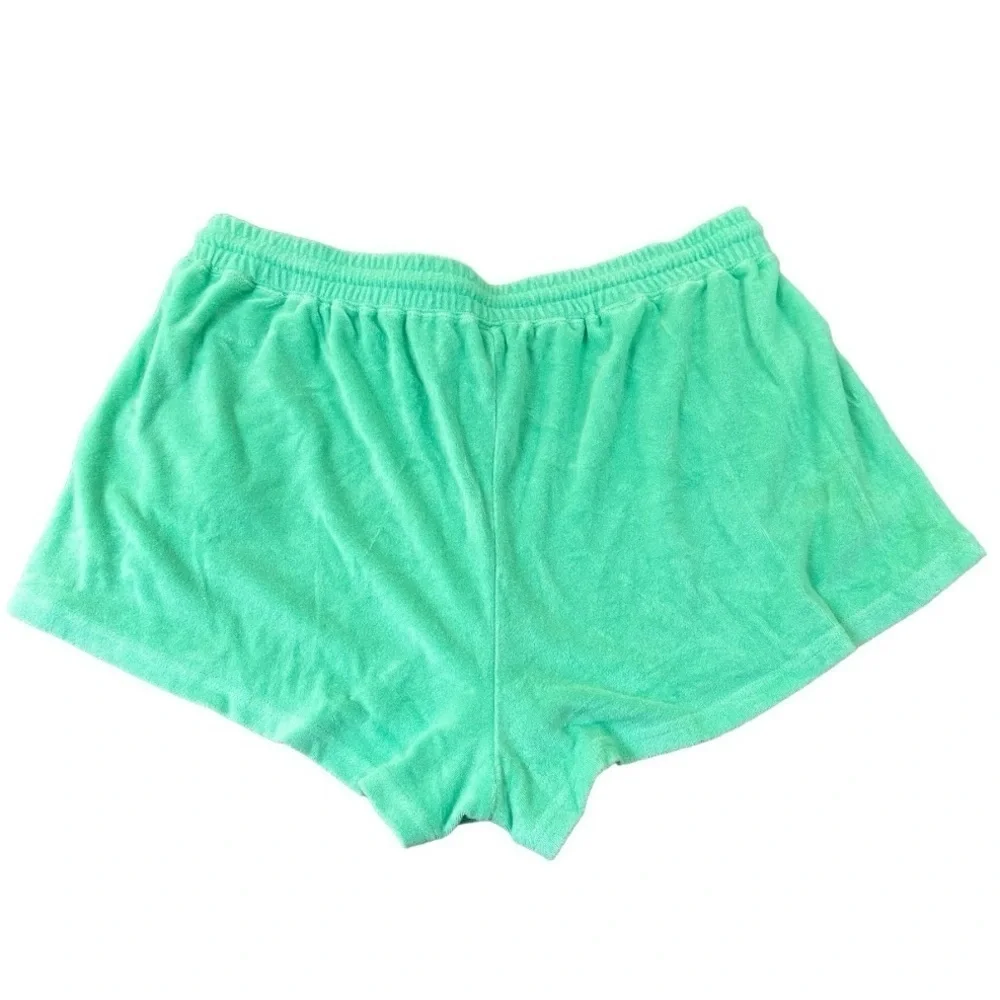 Fabletics Mint Green Terry Cloth Pull-On Casual Beach Lounge Athletic Sh… - Picture 5 of 11